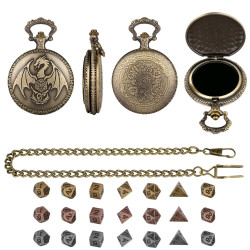 Metal Pocket Watch Box for...