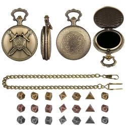 Metal Pocket Watch Box for...