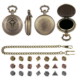 Metal Pocket Watch Box for...