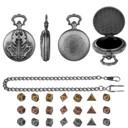 Metal Pocket Watch Box for...