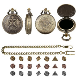 Metal Pocket Watch Box for...