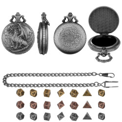 Metal Pocket Watch Box for...