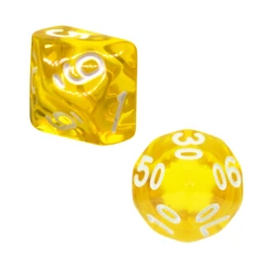 Set of 2 D10 Dice 0-9 +...