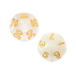 Set of 2 Dice D10 0-9 +...
