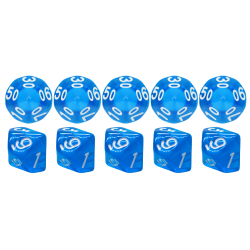 Set of 10 Dice D10 0-9 +...