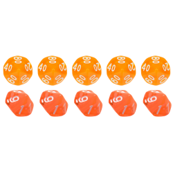 Set of 10 Dice D10 0-9 +...