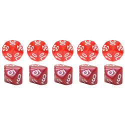 Set of 10 Dice D10 0-9 +...