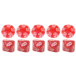 Set of 10 Dice D10 0-9 +...