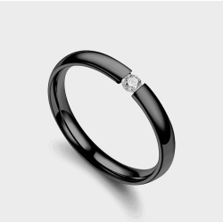 BLACK RING ZIRCONIA THIN...