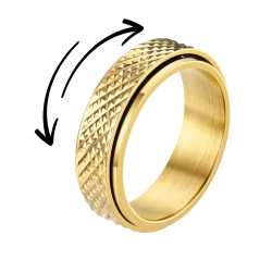 GOLD RING STRESS RELIEF...