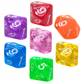Rainbow Set of 7 Ten-Sided...
