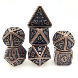 RPG Dice Copper Roar Set of...