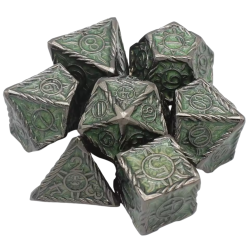 RPG Dice Silver Skalica Set...