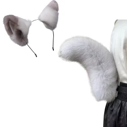 CUTE SET FURRY COSTUME TAIL...