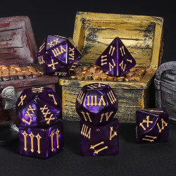 RPG Dice Dis Pater Set 7 Dice