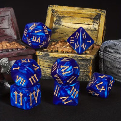 RPG Dice Neptun Set of 7 Dice