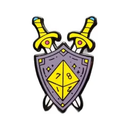 Metalowa Przypinka RPG DND...