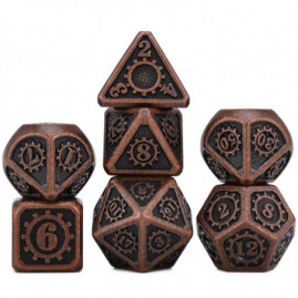 RPG Dice Steampunk Set of 7...