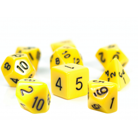 RPG Dice Yellow Set 9 Dice...