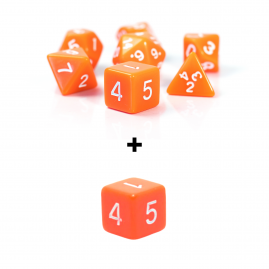 RPG Dice Orange Set of 8...