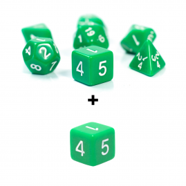 RPG Dice Green Set 8 Dice...