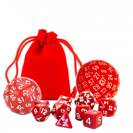 RPG Dice Red Set 12 Dice...