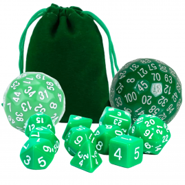 RPG Dice Green Set 12 Dice...