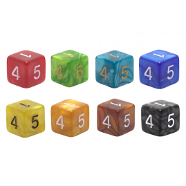 Pearl Set of 8 Dice 1.6 cm...