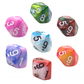 Colorful Set of 7 RPG...