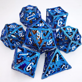 RPG Dice Ice Dragon Set of...