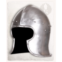 STALOWY HEŁM BARBUTA...