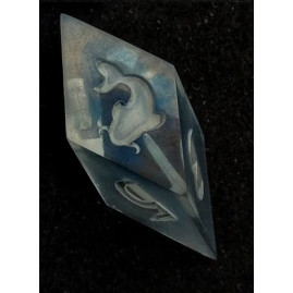 Die D6 RPG Blue Crystal...