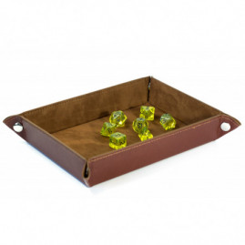 Velvet Leather Dice Tray...