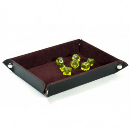 Velvet Leather Dice Tray...