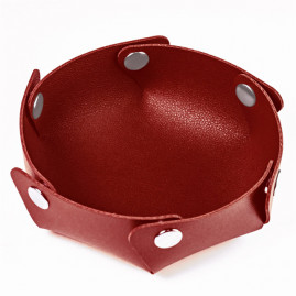 Leather Dice Tray Bowl Tray...